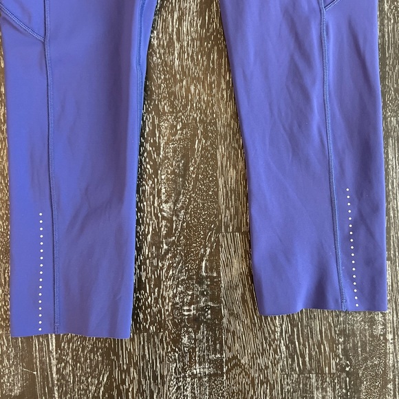 Lululemon Fast & Free Crop III *Nulux 19" in Stony Grape - Picture 3 of 7